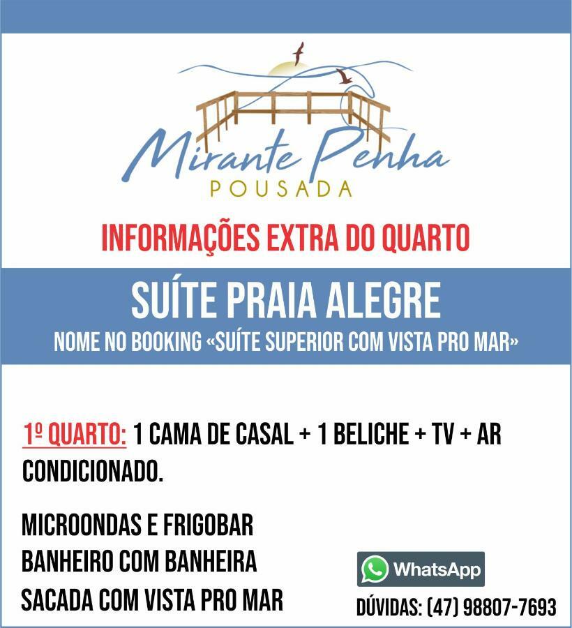 Pousada Mirante Penha Penha  Eksteriør bilde